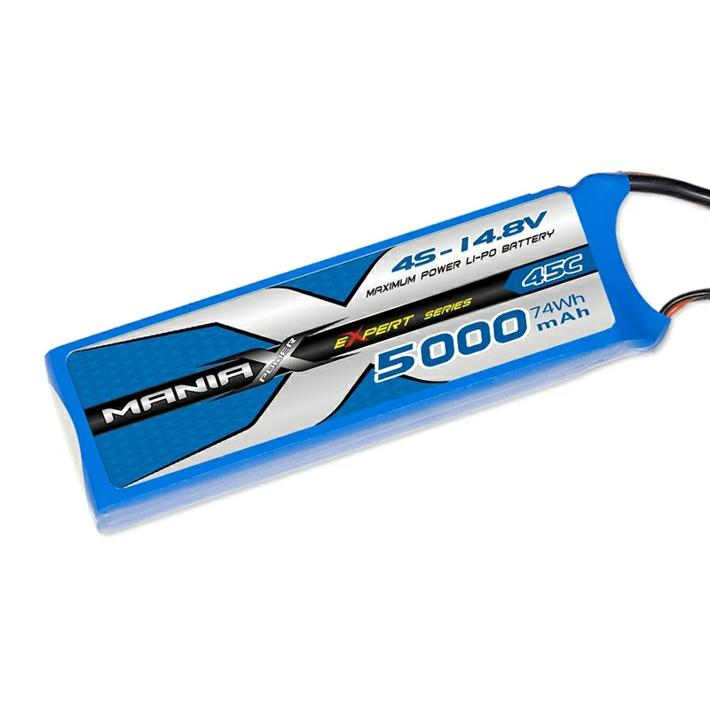 Batterie Lipo 4S-14,8 V 5000 mAh 45C.